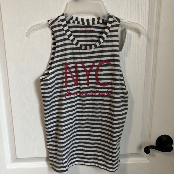 American Eagle Kids Striped Tank‎ Top Multicolored Girls Size 14 Casual NWT - Picture 1 of 9